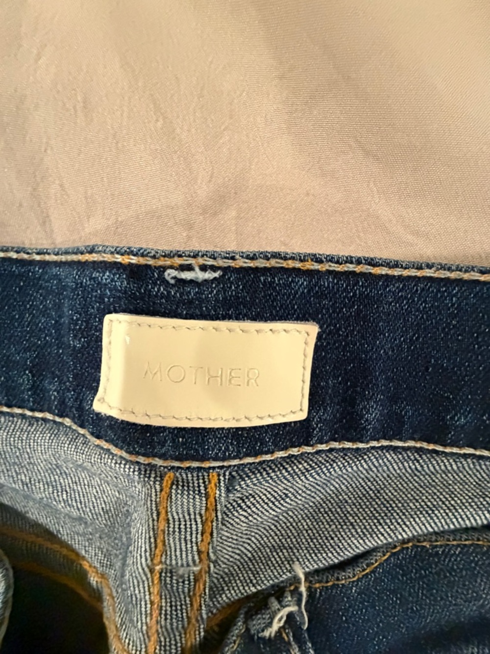 MOTHER Dark Blue Denim Jeans